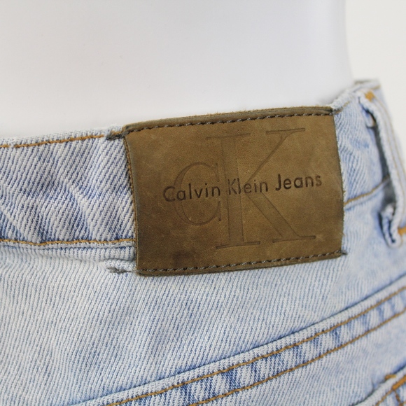 Vintage Calvin Klein Jeans High Waist Denim Shorts - Picture 6 of 7